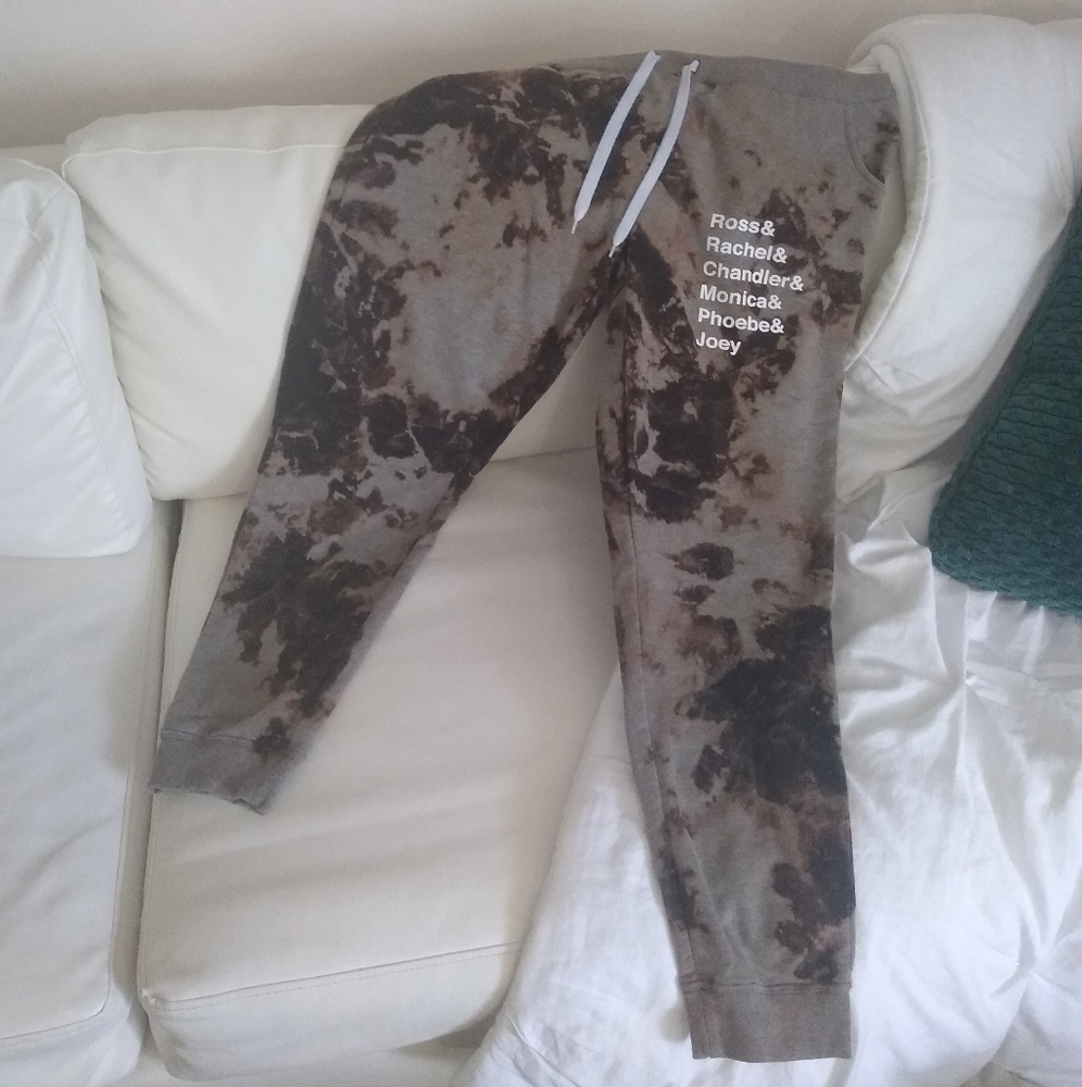 Friend's Bleach Dye Joggers